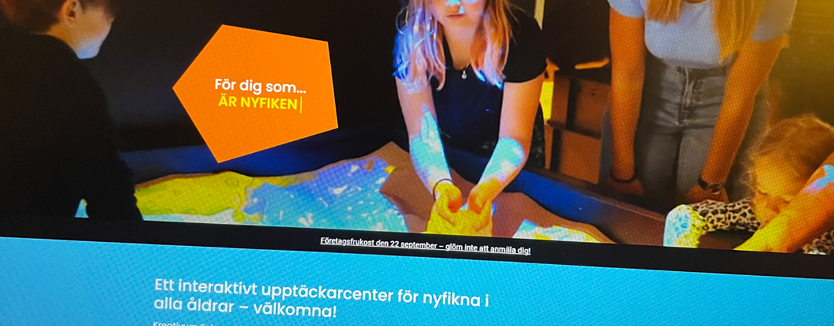 Kreativum lanserar ny webbsida
