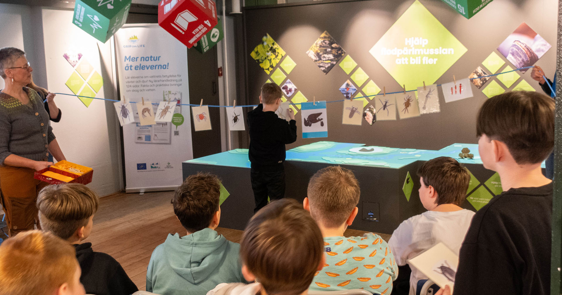 Invigning av upptäckarstation om flodpärlmussla